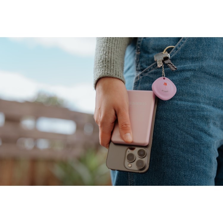 Verbatim Charge ´n´ Go 5000mAh Magnetic Wireless Power Bank Pink