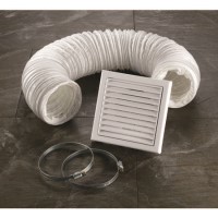 GRADE A1 - HiB Bathroom Extractor Fan Accessory Kit