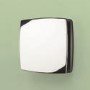 GRADE A1 - HiB Breeze Chrome Wall Mounted Bathroom Extractor Fan with Timer