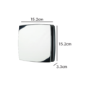 GRADE A1 - HiB Breeze Chrome Wall Mounted Bathroom Extractor Fan with Timer