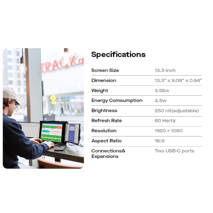 Refurbished Mobile Pixels Trio 13.3" Full HD Portable Monitor