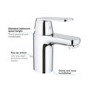 Grohe Eurosmart Cosmopolitan Cloakroom Basin Mixer Tap with Waste 