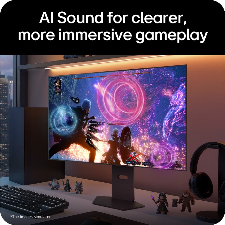 LG UltraGear evo 32" OLED Dual Mode 4K UHD 240Hz Full HD 480Hz 0.03ms Gaming Monitor
