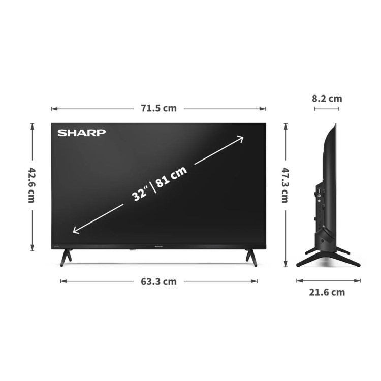 Sharp 32HE2245KB 32 Inch Full HD Smart LED TV