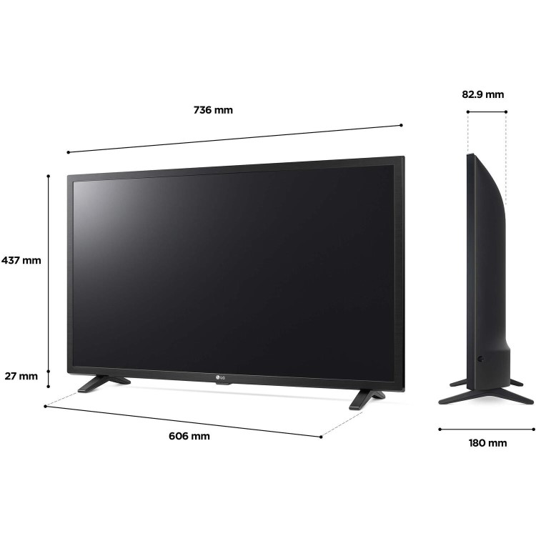 Refurbished LG LQ63 32" 720p HD Ready with HDR10 Pro LED Freesat HD Smart TV