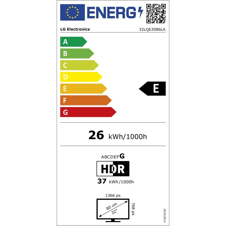 Refurbished LG LQ63 32" 720p HD Ready with HDR10 Pro LED Freesat HD Smart TV