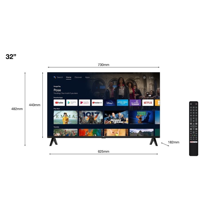 TCL S5400A 32 inch Smart Full HD Android LED TV