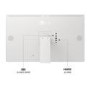 LG 32U889SA-W 32" IPS UHD 4K Touch Swing Smart Monitor