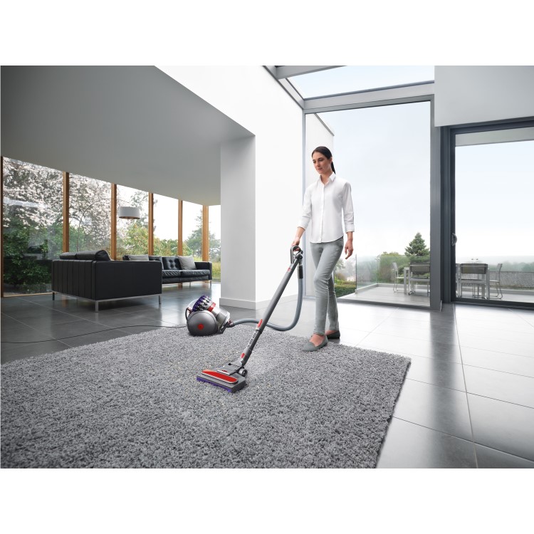 Dyson Big Ball Animal 2 Cylinder Vacuum Cleaner With Free Tool- Iron Grey Red And Purple