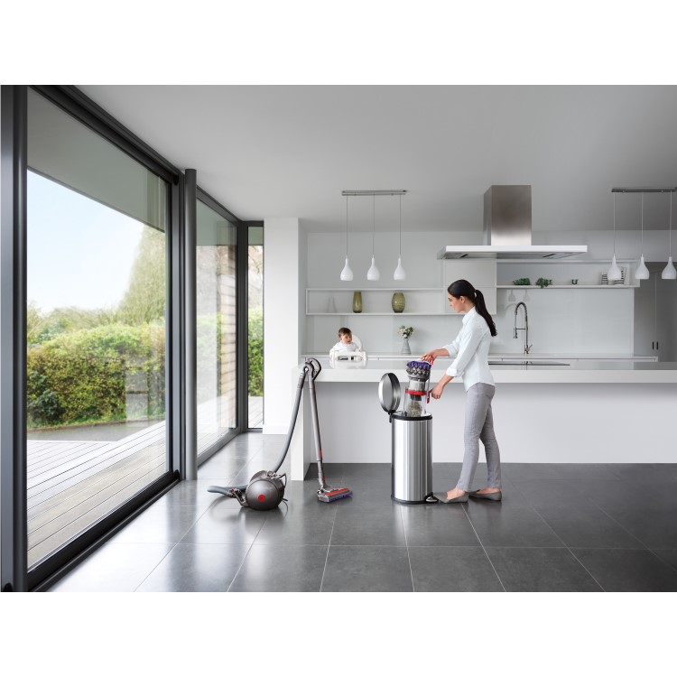 Dyson Big Ball Animal 2 Cylinder Vacuum Cleaner With Free Tool- Iron Grey Red And Purple