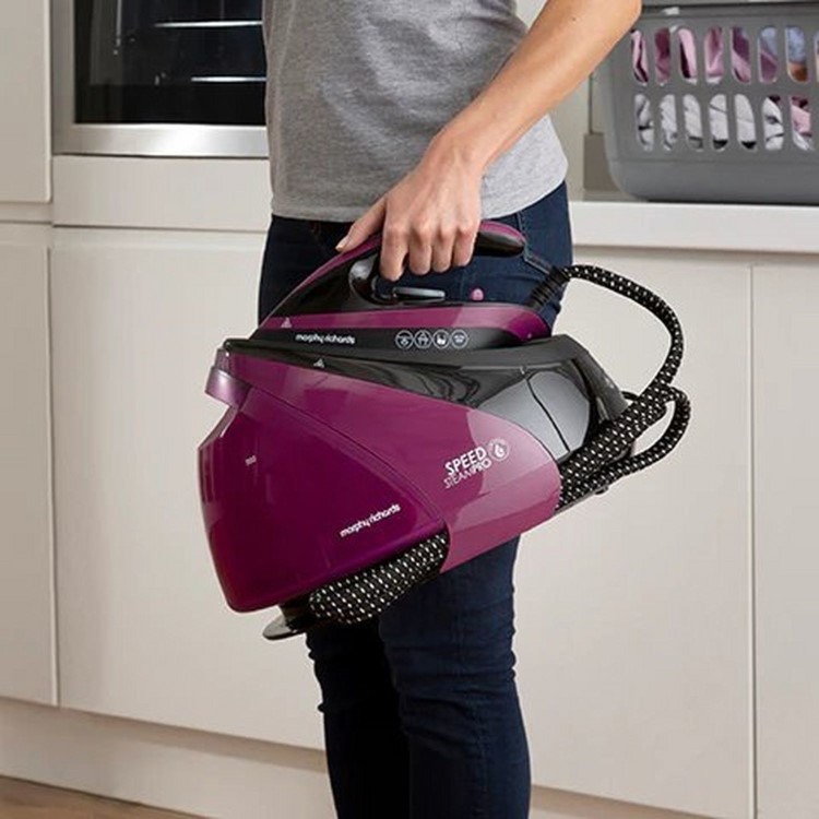 Morphy Richards 332102 SpeedSteam Pro 3000W Steam Generator Iron - Purple