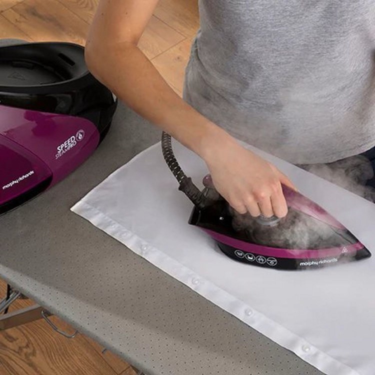Morphy Richards 332102 SpeedSteam Pro 3000W Steam Generator Iron - Purple