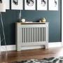 111cm Grey Radiator Cover - Arlington
