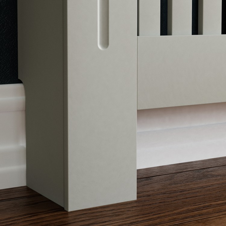 111cm Grey Radiator Cover - Arlington