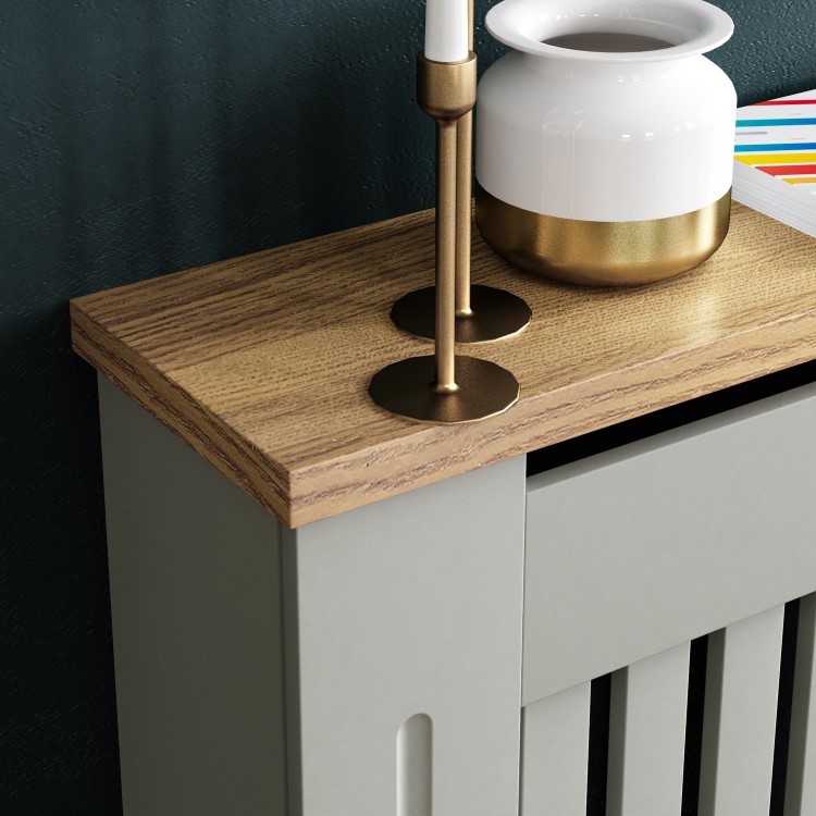 111cm Grey Radiator Cover - Arlington