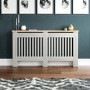Large Grey Radiator Cover - 152cm - Arlington