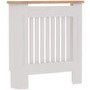 Small White Radiator Cover - 78cm - Arlington