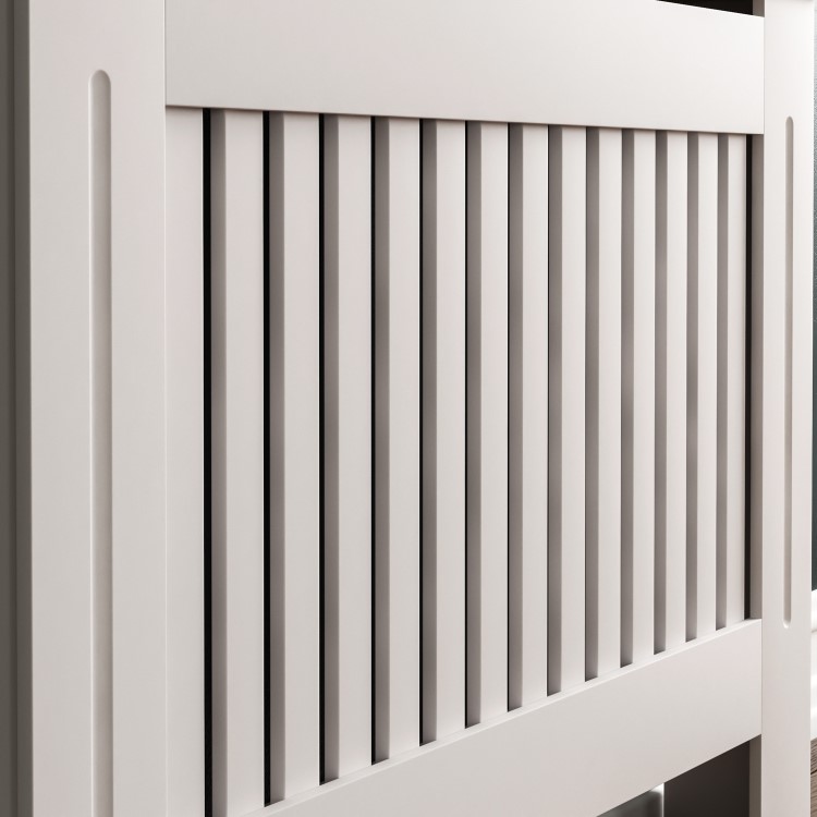 Medium White Radiator Cover - 111cm- Arlington