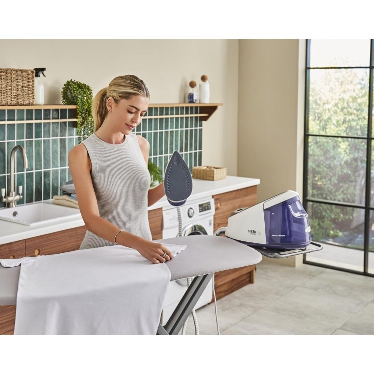 Morphy Richards 333202 SpeedSteam 3000W Steam Generator Iron - Purple