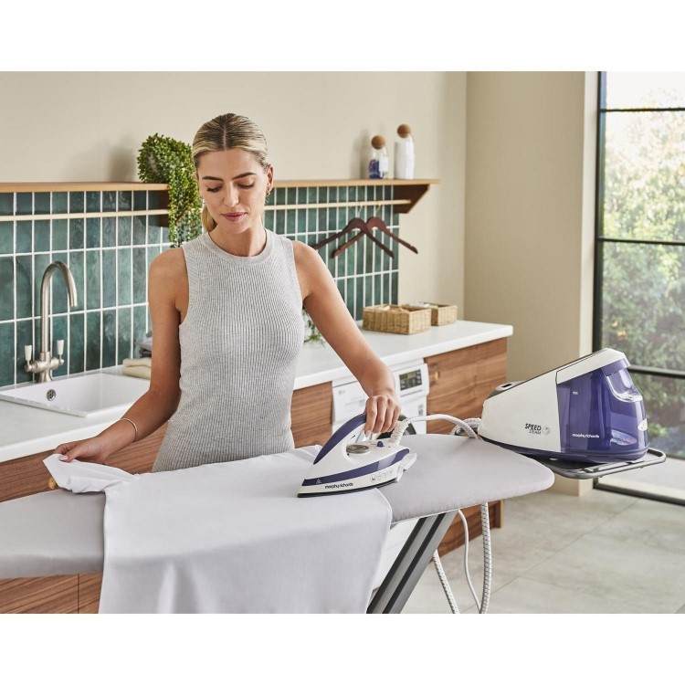 Morphy Richards 333202 SpeedSteam 3000W Steam Generator Iron - Purple