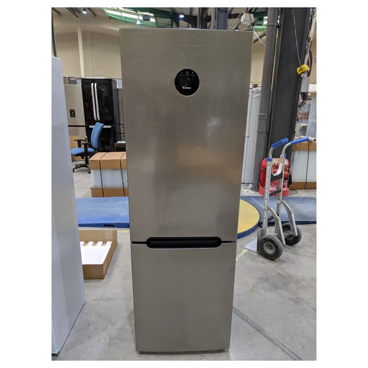 Refurbished Candy CMNR6184XKWIFI Freestanding 50/50 Frost Free Fridge Freezer Stainless Steel