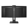 Refurbished Philips 346P1CRH/00 34" VA QHD USB-C Curved Monitor