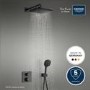 GRADE A1 - GROHE QuickFix Precision Thermostat Concealed shower system with Vitalio Comfort 250