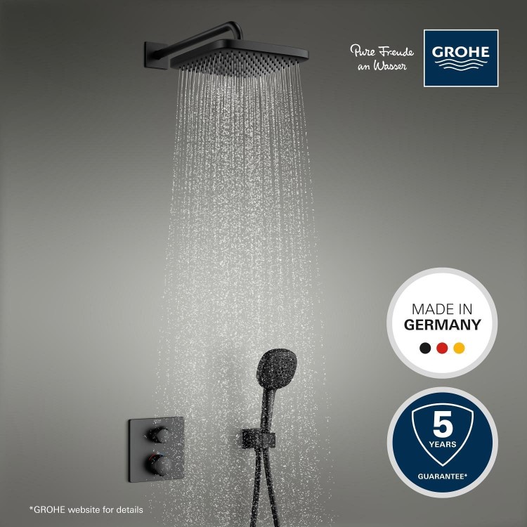 GRADE A1 - GROHE QuickFix Precision Thermostat Concealed shower system with Vitalio Comfort 250