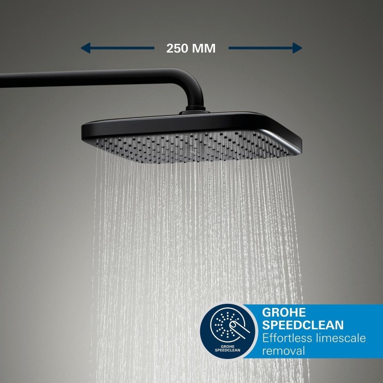 GRADE A1 - GROHE QuickFix Precision Thermostat Concealed shower system with Vitalio Comfort 250