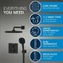 GRADE A1 - GROHE QuickFix Precision Thermostat Concealed shower system with Vitalio Comfort 250