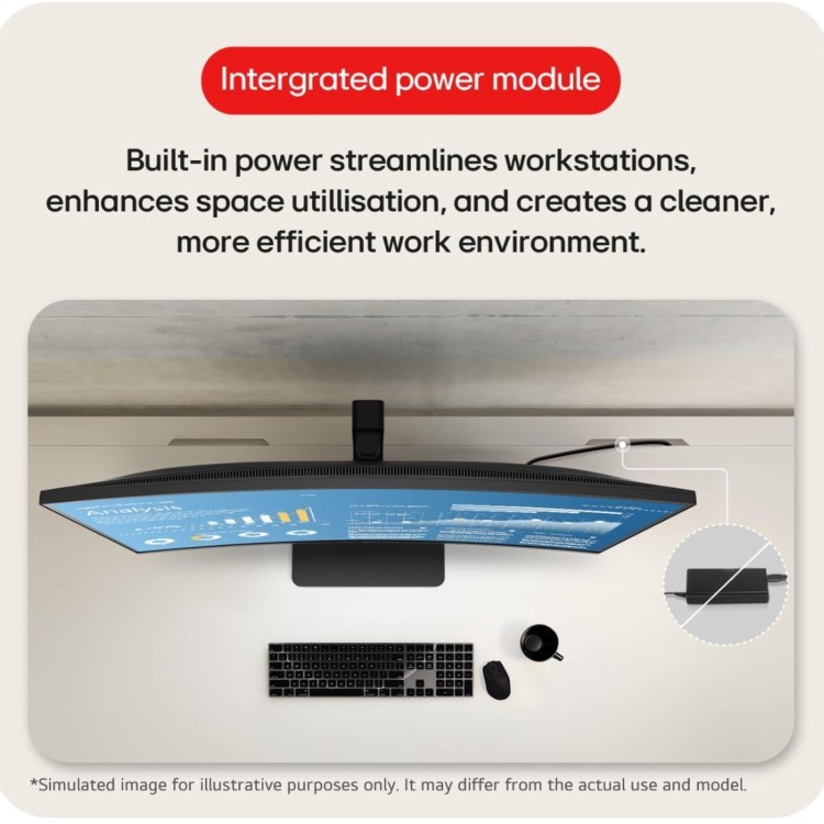 LG 34BA85QE 34" IPS QHD USB-C Webcam UltraWide Curved Monitor