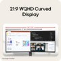 LG UltraWide 34U620B U6 34" VA QHD 144Hz Height-Adjustable Curved Monitor