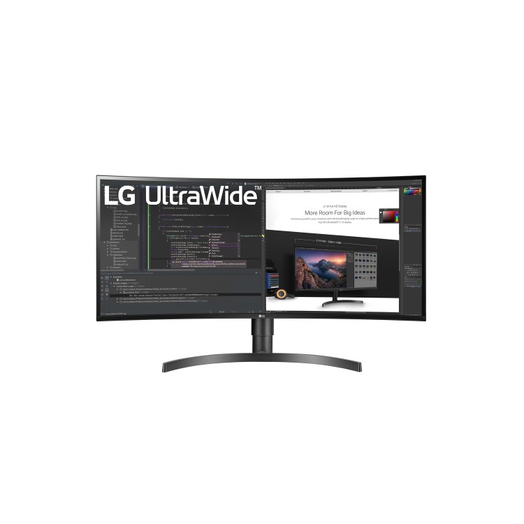 LG 34WN80C-B 34" IPS UWQHD Curved Monitor