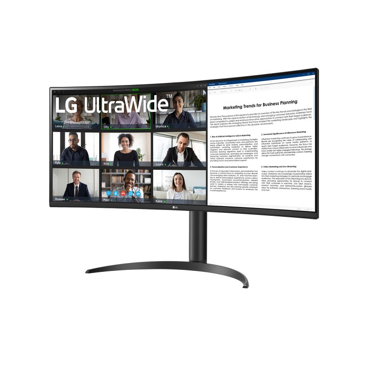 LG UltraWide 34WR55QK 34" VA WQHD 100Hz USB-C Monitor 