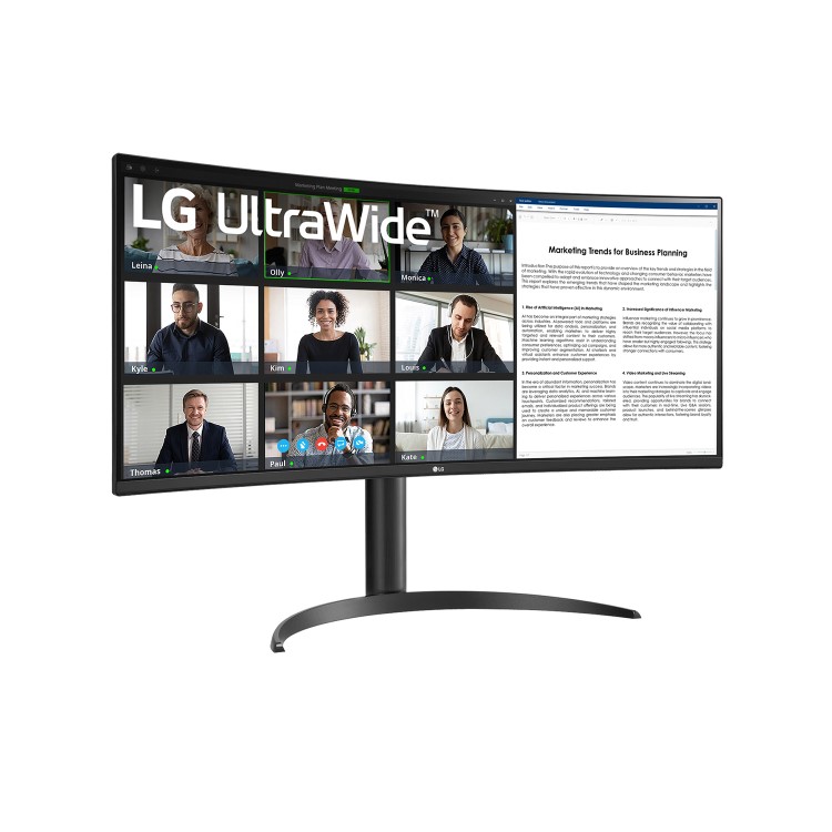 LG UltraWide 34WR55QK 34" VA WQHD 100Hz USB-C Monitor 