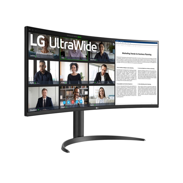 LG UltraWide 34WR55QK 34" VA WQHD 100Hz USB-C Monitor 