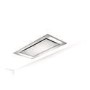 Faber Heaven Glass 3.0 90cm Ceiling Cooker Hood - White Glass