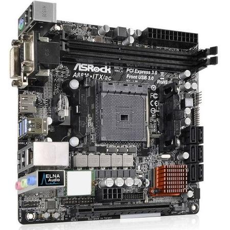 GRADE A1 - ASRock AMD A88M DDR3 FM2+ Mini ITX Motherboard