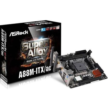 GRADE A1 - ASRock AMD A88M DDR3 FM2+ Mini ITX Motherboard