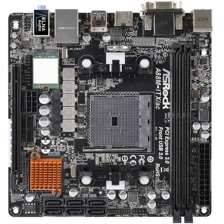 GRADE A1 - ASRock AMD A88M DDR3 FM2+ Mini ITX Motherboard