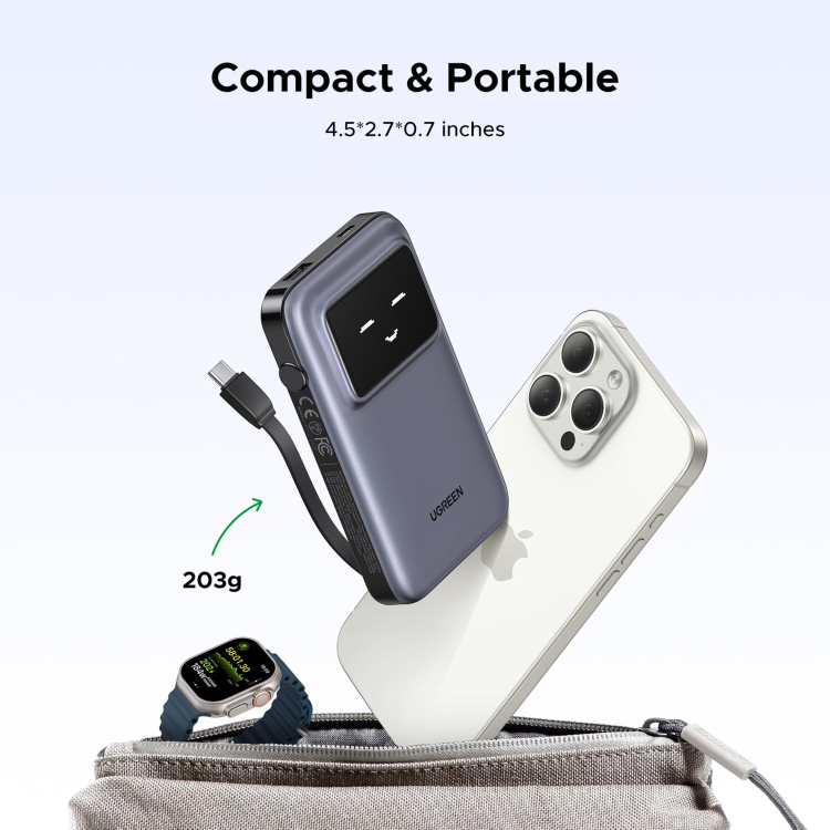 UGREEN Uno Power Bank 10000mAh 30W  - Pink