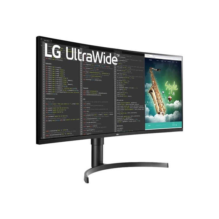 LG 35WN75C-B 35" UWQHD 100Hz HDR Curved Monitor 