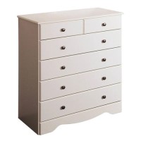 Steens Milford 2+4 Drawer Chest in Soft White