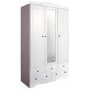 Steens Milford Triple Wardrobe in Soft White