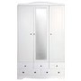 Steens Milford Triple Wardrobe in Soft White