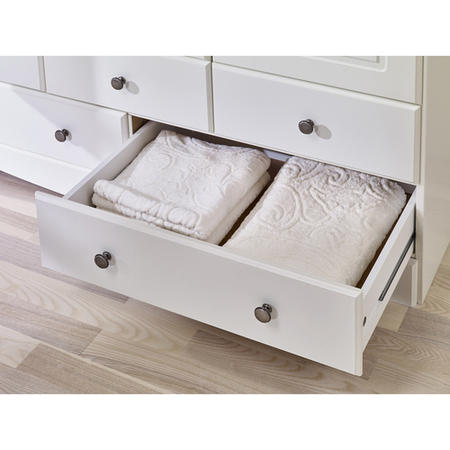 Steens Milford Triple Wardrobe in Soft White