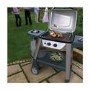 Outback Excel 300 - 2 Burner Gas BBQ Grill with Side Burner - Silver