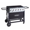 Outback Party 6 Burner Gas BBQ in Black