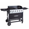 Outback Party 6 Burner Gas BBQ in Black