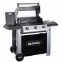 Outback Magnum - 3 Burner Gas BBQ Grill with Side Burner - Black & Silver